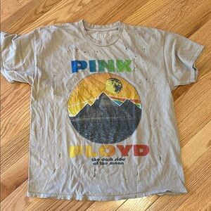 Pink Floyd T-Shirt - Gray with Colorful Graphic